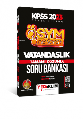 2023 KPSS Ösym Ne Sorar Vatandaşlık Tamamı Çözümlü Soru Bankası - Kita
