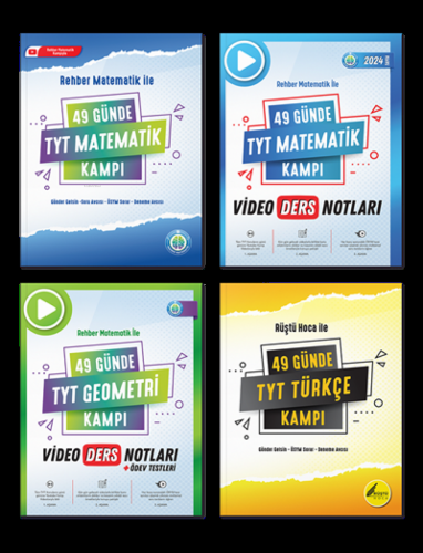 49 Günde TYT Kamp Kitapları - 80 Kitaplık Set Yüzde 5 Prim Hediyeli - 