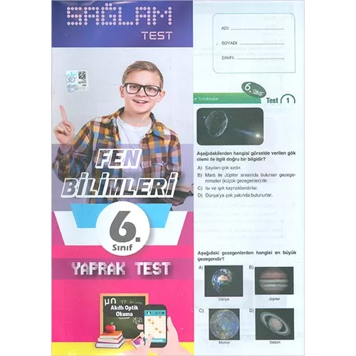 6.Sınıf Fen Bilimleri Sağlam Yaprak Test - Kitapiks.com