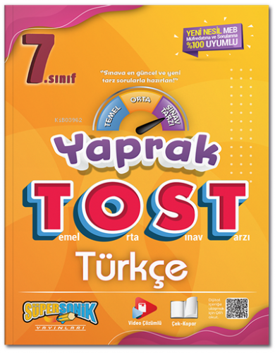 7. Sınıf Türkçe Yaprak Tost