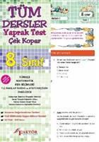 8. Sınıf Tüm Dersler Yaprak Test Çek Kopar - Kitapiks.com