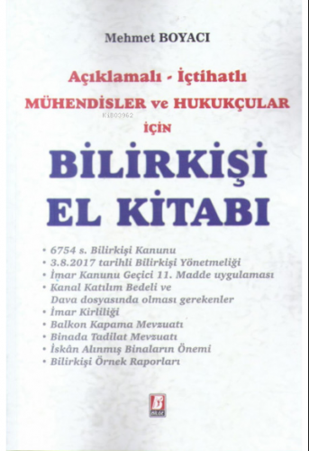 Bilirkişi El Kitabı Açıklamalı - Kitapiks.com