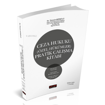 Ceza Hukuku Özel Hükümler Pratik Çalışma Kitabı - Kitapiks.com