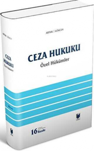 Ceza Hukuku Özel Hükümler - Kitapiks.com