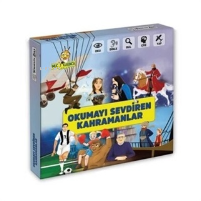 Çocuklara Okumayı Sevdiren Kahramanlar Seti - Aktivite Eğitici Kitap -