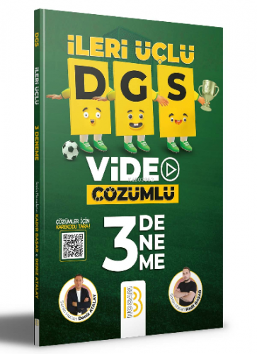 DGS İleri Üçlü Video Çözümlü 3 Deneme - Kitapiks.com