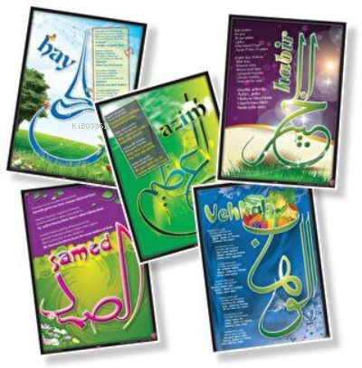 Dualarla Esma Posterleri 5`li Set - Kitapiks.com