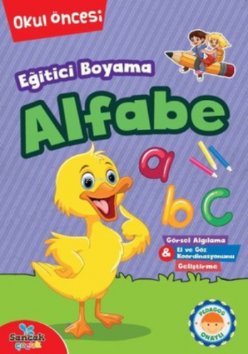 Eğitici Boyama - Alfabe Okul Öncesi - Kitapiks.com