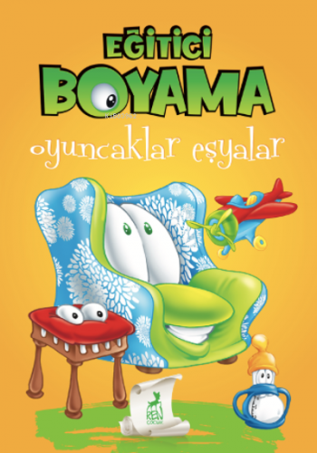Eğitici Öğretici Boyama - Oyuncaklar Eşyalar - Kitapiks.com