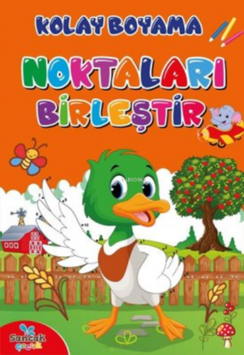 Eğlenceli Kolay Boyama Kitabı - Noktaları Birleştir - Kitapiks.com