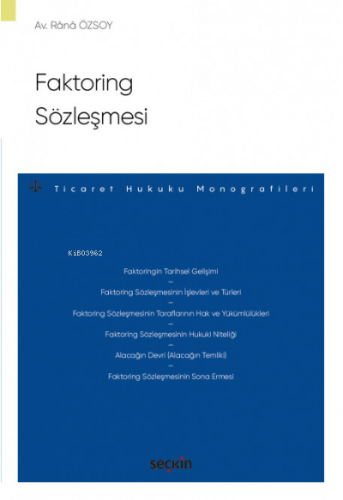 Faktoring Sözleşmesi - Kitapiks.com