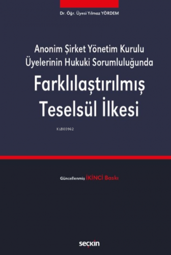 Farklılaştırılmış Teselsül İlkesi - Kitapiks.com