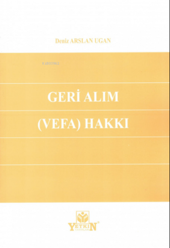 Geri Alım (Vefa) Hakkı