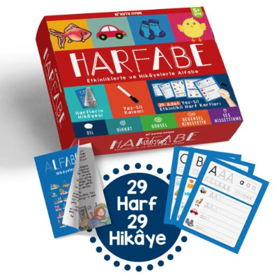 Harfabe Etkinliklerle ve Hikayelerle Alfabe - Kitapiks.com