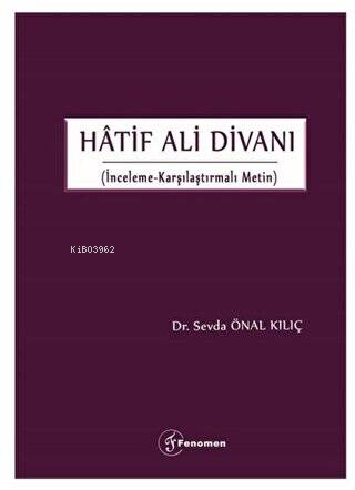 Hâtif Ali divanı - Kitapiks.com