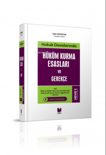 Hukuk Davalarında Hüküm Kurma Esasları ve Gerekçe - Kitapiks.com