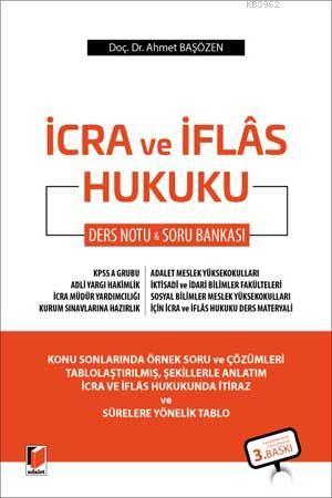 İcra ve İflas Hukuku Ders Notu - Kitapiks.com