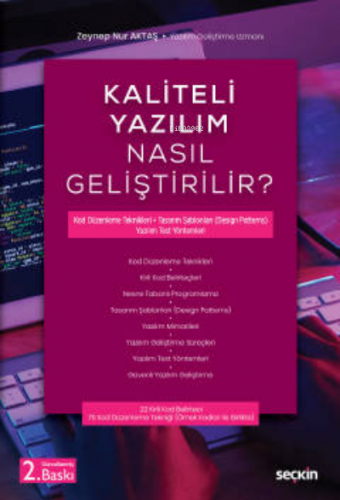 Kaliteli Yazılım Nasıl Geliştirilir? - Kitapiks.com