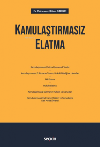 Kamulaştırmasız Elatma - Kitapiks.com
