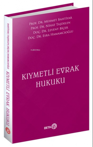 Kıymetli Evrak Hukuku - Kitapiks.com