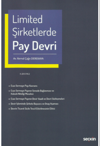 Limited Şirketlerde Pay Devri - Kitapiks.com