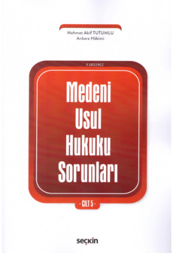Medeni Usul Hukuku Sorunları Cilt: 5 - Kitapiks.com