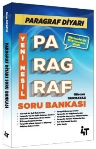 Paragraf Diyarı Soru Bankası - Kitapiks.com