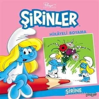 Şirine Hikayeli Boyama - Şirinler - Kitapiks.com