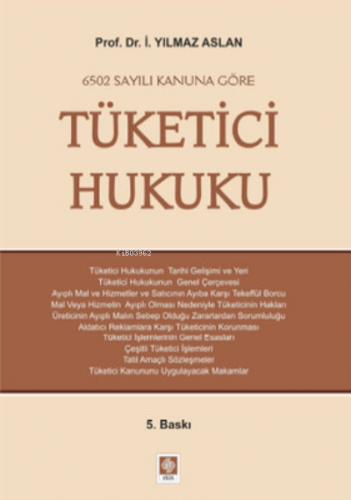 Tüketici Hukuku Yılmaz Aslan
