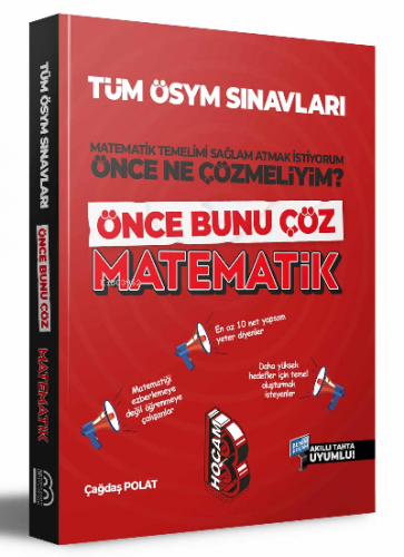 Tüm ÖSYM Sınavları İçin Önce Bunu Çöz Matematik Soru Bankası - Kitapik