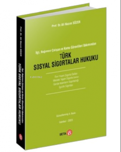 Türk Sosyal Sigortalar Hukuku - Kitapiks.com