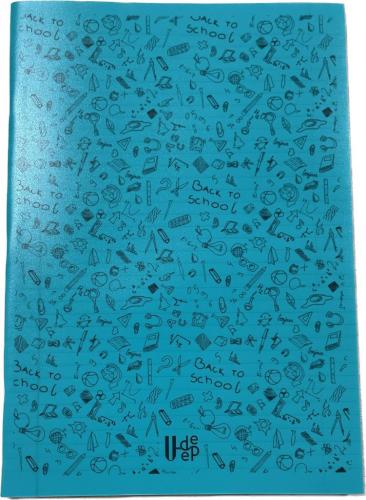 Kareli 80 yaprak Mavi Defter - Kitapiks.com