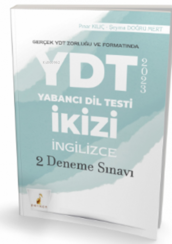 YDT İkizi İngilizce 2 Deneme Sınavı - Kitapiks.com
