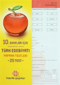 10. Sınıflar İçin Türk Edebiyatı Yaprak Testleri