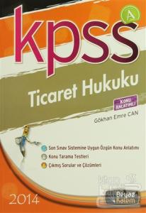 2014 / KPSS A Ticaret Hukuku Konu Anlatımlı
