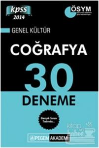 2014 KPSS Genel Kültür Coğrafya 30 Deneme