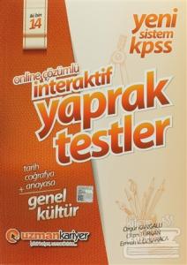 2014 KPSS Genel Kültür Online Çözümlü İnteraktif Yaprak Testler