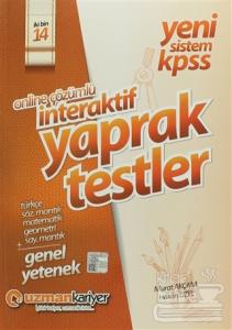 2014 KPSS Genel Yetenek Online Çözümlü İnteraktif Yaprak Testler