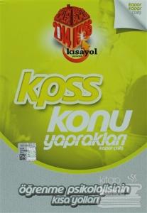2014 KPSS Konu Yaprakları Öğrenme Psikolojisinin Kısa yolları