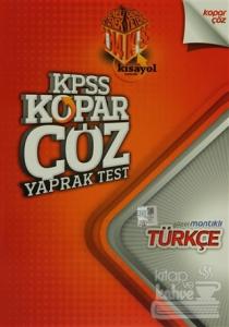 2014 KPSS Kopar Çöz Türkçe Yaprak Test