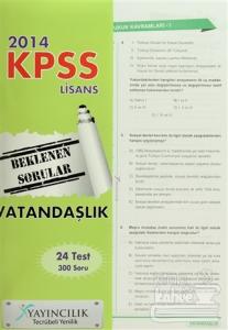 2014 Vatandaşlık KPSS Lisans Beklenen Sorular