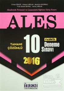 2016 ALES Tamamı Çözümlü 10 Fasikül Deneme Sınavı