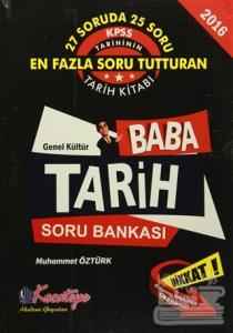 2016 KPSS Baba Tarih Genel Kültür Soru Bankası