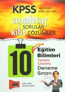 2016 KPSS Eğitim Bilimleri Anahtar Sorular Kilit Çözümler 10 Deneme Sınav