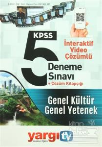 2016 KPSS Genel Kültür Genel Yetenek İnteraktif Video Çözümlü 5 Deneme Sınavı