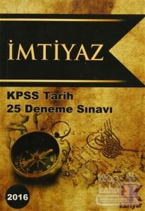 2016 KPSS Tarih 25 Deneme Sınavı
