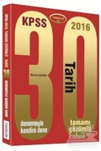 2016 KPSS Tarih Tamamı Çözümlü 30 Deneme