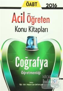 2016 ÖABT Coğrafya Öğretmenliği Acil Öğreten Konu Kitapları