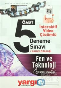 2016 ÖABT Fen ve Teknoloji Öğretmenliği İnteraktif Video Çözümlü 5 Deneme Sınavı