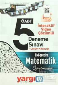 2016 ÖABT İlköğretim Matematik Öğretmenliği İnteraktif Video Çözümlü 5 Deneme Sınavı